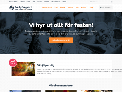 partysupport.se snapshot