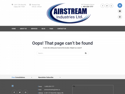 airstreamheating.ca snapshot