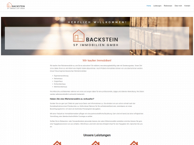 backstein-immobilien.com snapshot