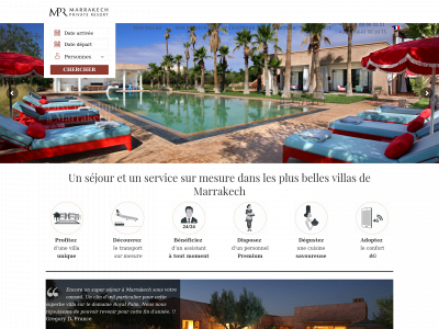 www.marrakech-private-resort.com snapshot