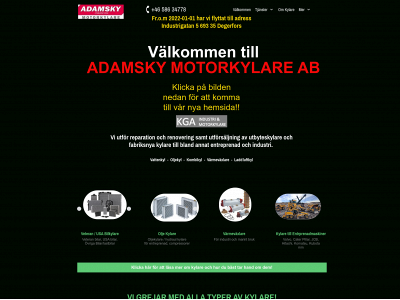 adamskymotorkylare.se snapshot