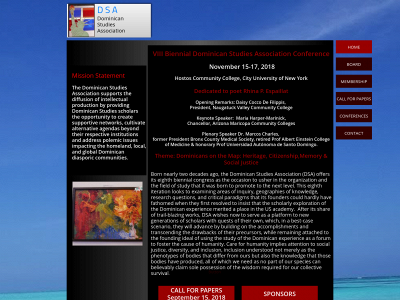 dominicanstudiesassociation.org snapshot