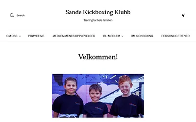sandekickboxingklubb.no snapshot
