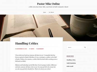 pastormike.online snapshot