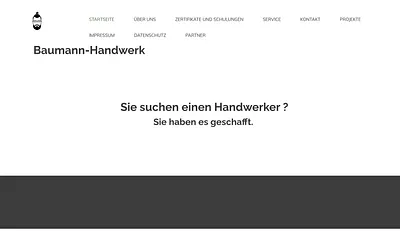 baumann-handwerk.de snapshot