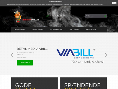 headshopdanmark.dk snapshot