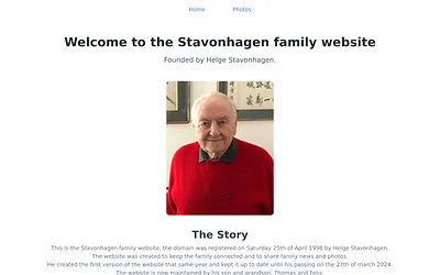 stavonhagen.com snapshot