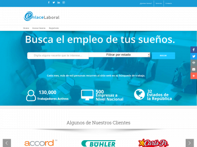 bolsadetrabajoenlacelaboral.mx snapshot