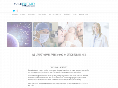 male-fertility.com snapshot