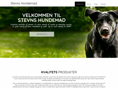 stevnshundemad.dk snapshot
