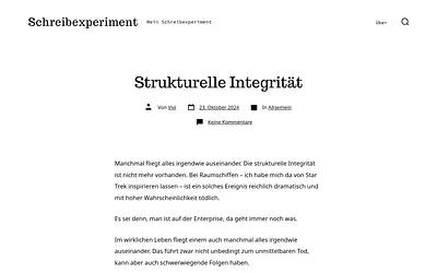 schreibexperiment.de snapshot