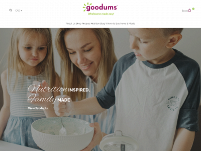 goodumsfood.com snapshot