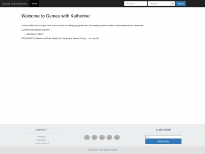 gameswithkatherine.com snapshot