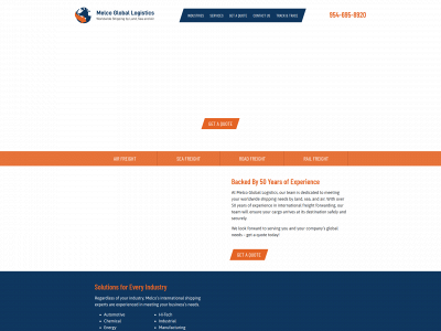 melcogloballogistics.com snapshot