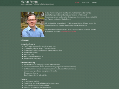 martinpomm.de snapshot