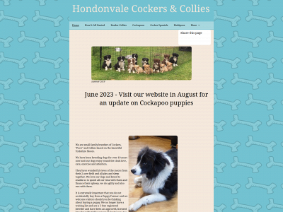 hondonvalecockers.co.uk snapshot