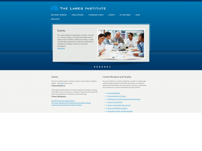 laresinstitute.com snapshot