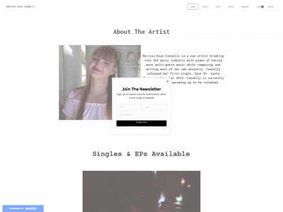 marissakayeconnelly.weebly.com snapshot