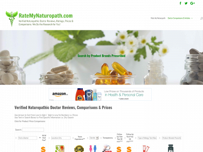 ratemynaturopath.com snapshot