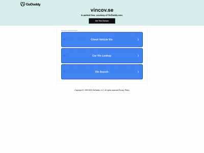 vincov.se snapshot