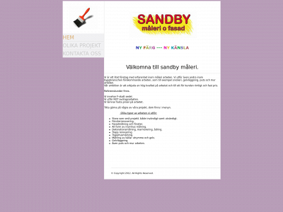 sandbymaleri.se snapshot
