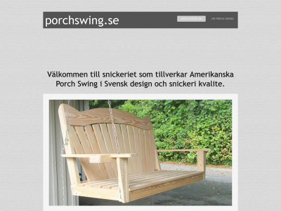 porchswing.se snapshot