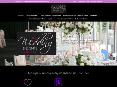 theweddingandeventsboutique.co.uk snapshot