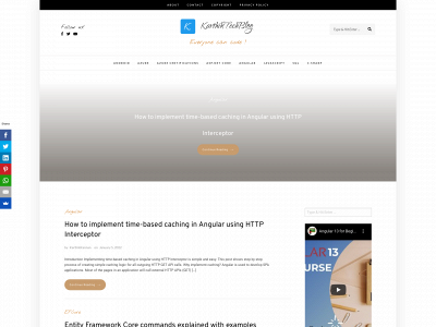 karthiktechblog.com snapshot