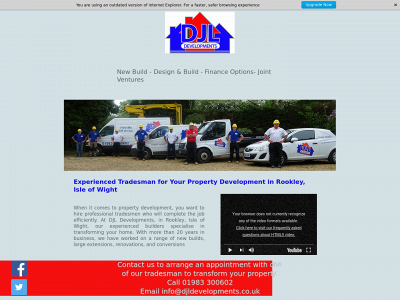 djldevelopments.co.uk snapshot