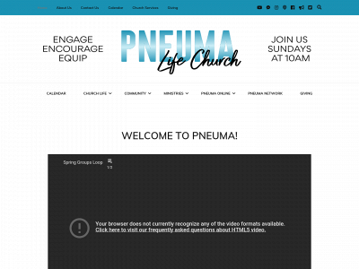 pneumalife.church snapshot