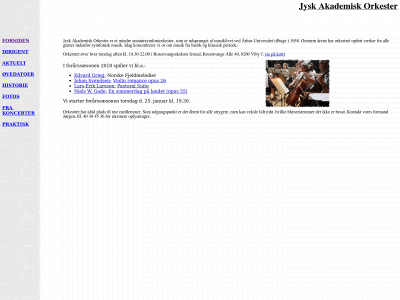 jyskakademiskorkester.dk snapshot