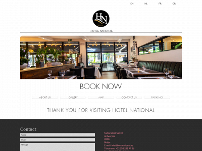 hotelnational.be snapshot