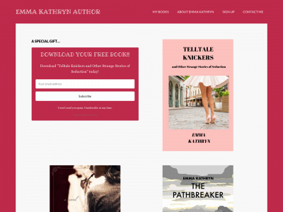 emmakathrynauthor.com snapshot