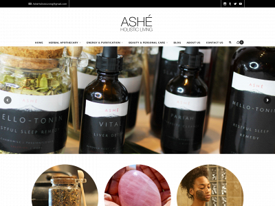 asheholisticliving.com snapshot