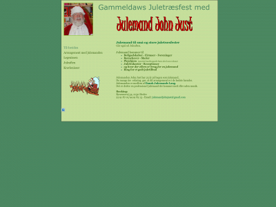 julemandjohnjust.dk snapshot