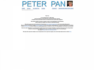 peterpangroep.be snapshot