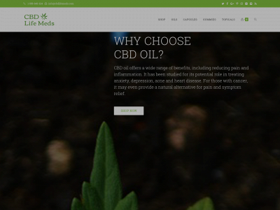 cbdlifemeds.com snapshot