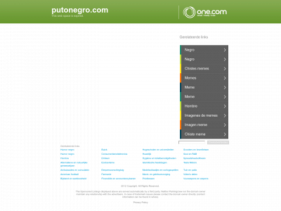 putonegro.com snapshot