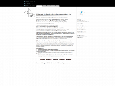 scandinavianorthoptist.org snapshot