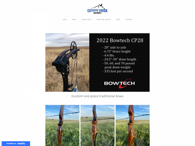 www.coyotecreekarchery.com snapshot