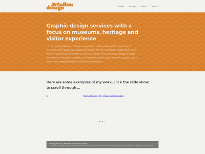 mgallondesign.co.uk snapshot