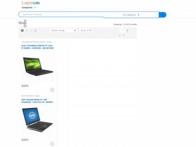 lapcomstore.com snapshot