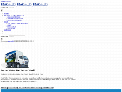 peakvalleywater.com snapshot
