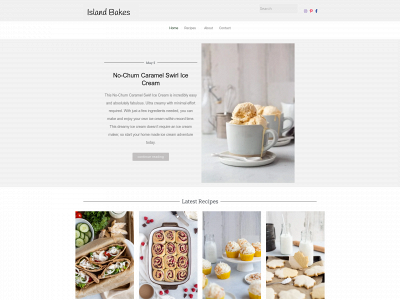 island-bakes.com snapshot