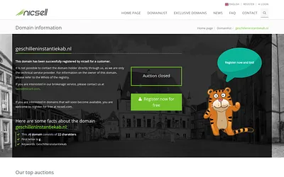 geschilleninstantiekab.nl snapshot