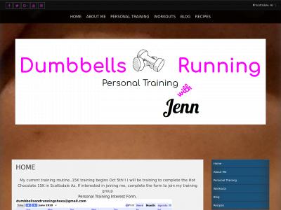 dumbbellsandrunning.com snapshot