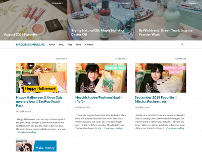 maggiesimplelife.com snapshot