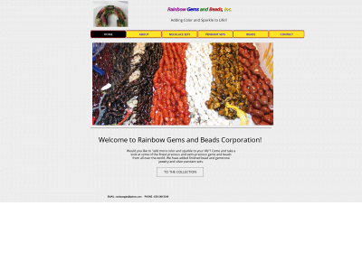 rainbowgemsandbeads.com snapshot