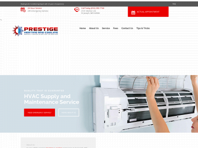 prestigehcpro.com snapshot
