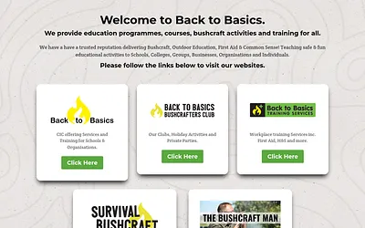 back-to-basics.org.uk snapshot